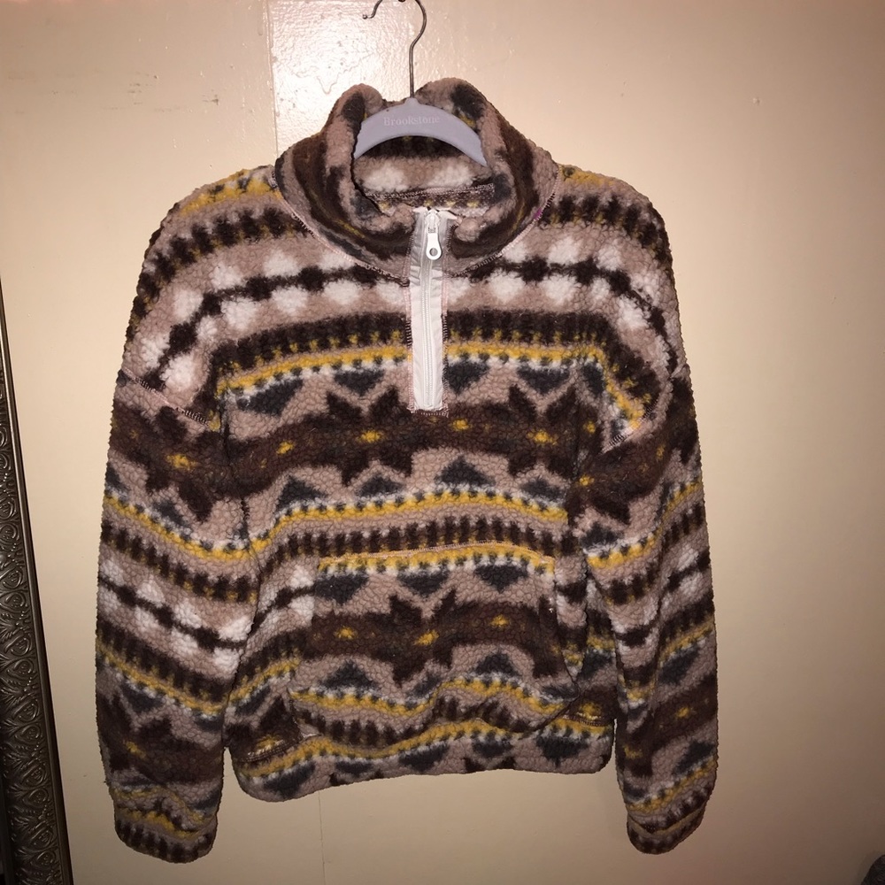 Aerie Offline Sherpa Quarter Zip